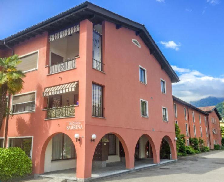 Ferienwohnung mit Garten und Pool in Ascona Exterior foto