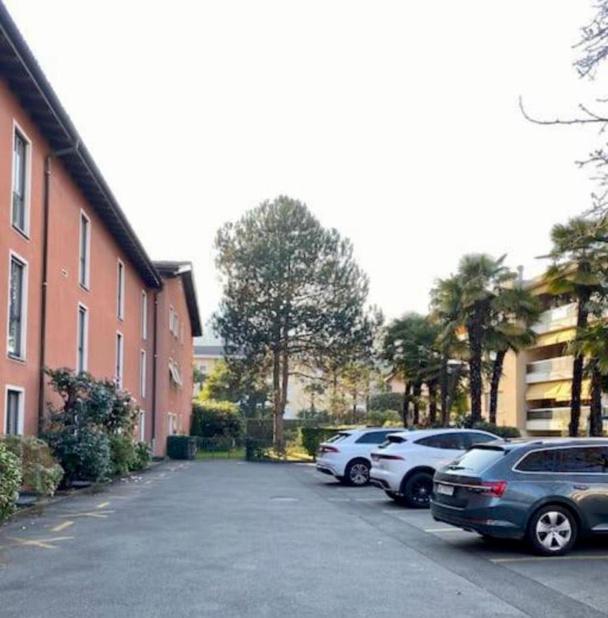 Ferienwohnung mit Garten und Pool in Ascona Exterior foto